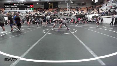 157 lbs Round Of 16 - Benito Bustos, Choctaw vs Andrew Sanchez, JJ Pearce