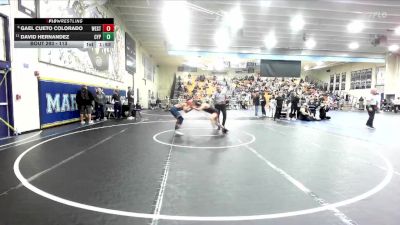 113 lbs Champ. Round 2 - David Hernandez, Cypress vs Gael Cueto Colorado, Westminster