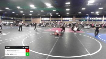 101 lbs Consolation - Auriana Wakinekona, Grapplers HI vs Shaniah-Lee Ferreira, Hawaii Island WC