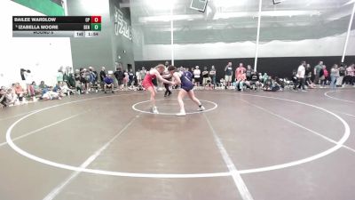 170 lbs Round 5 - Izabella Moore, Bentonville vs Bailee Wardlow, Oak Park