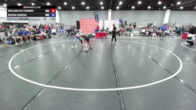 132 lbs William Du Chemin, Wisconsin Blue vs Devan Garcia, Team Michigan Blue