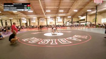 78 lbs Semifinal - Jaci Phillips, 84 Athletes vs Joshua Weimart, Pit Bull Wrestling Academy