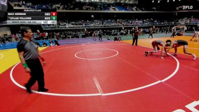 6A 150 lbs Cons. Round 2 - Dylan Tolliver, Rockwall Heath vs Max Herman, Katy Cinco Ranch