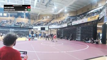 174 lbs Quarterfinal - Skyler Geer, Newman vs Marlin Whyte, Western Colorado