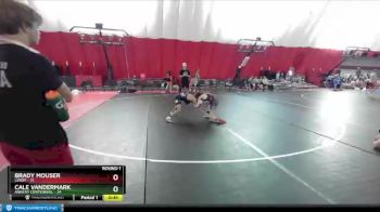 97-103 lbs Round 1 - Brady Mouser, Leroy vs Cale Vandermark, Ankeny Centennial