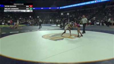 100 lbs Consi Of 16 #1 - Tatum Wagner, Durham (NS) vs Melany Ahumada, Shadow Hills (SS)