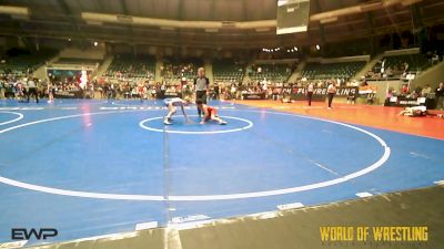 84 lbs Consi Of 16 #1 - Kason Wolfe, Keystone Wrestling Club vs Bowen Freisberg, Caney Valley Wrestling