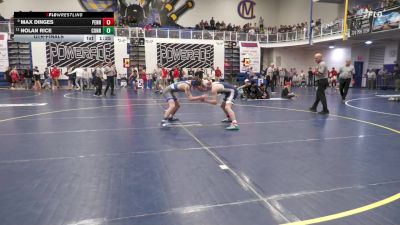 127 lbs Qtr-finals - Max Dinges, Penns Valley vs Nolan Rice, Connellsville