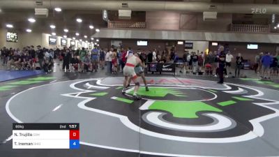 60 kg Cons 64 #2 - Nicolas Trujillo, Community Youth Center - Concord Campus Wrestling vs Tyler Ineman, Ohio
