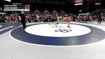 207 lbs Cons. Sub-quarters - Jaycee Jo Crumet, KS vs Aubrey Newberry, WA