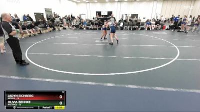 136 lbs Round 4 (6 Team) - Olivia Behnke, Hastings vs Jadyn Eichberg, Bemidji