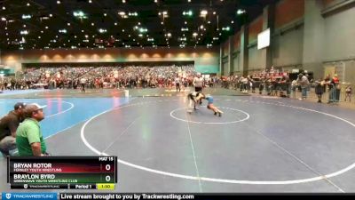 76-80 lbs Round 4 - Braylon Byrd, Greenwave Youth Wrestling Club vs Bryan Rotor, Fernley Youth Wrestling