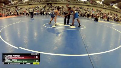 185 lbs Cons. Semi - Martez Patrick, Pirate Powerhouse Wrestling Academy-AA vs Josiah Conn, Independence Youth Wrestling-AA