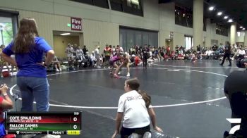 110 lbs Round 1 (6 Team) - Cote Spaulding, Patriots WC White vs Fallon Dames, Feelin Peachy