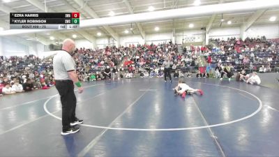 75 lbs 1st Place Match - Ezra Harris, Sanderson Wrestling Academy vs Kyler Robinson, Shootbox Wrestling Club