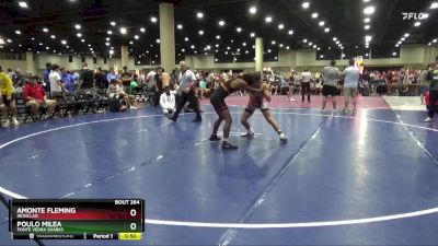 132 lbs Cons. Round 4 - Poulo Milea, Ponte Vedra Sharks vs Amonte Fleming, Ironclad