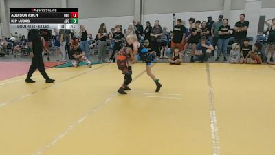 63 lbs Cons. Quarters - Addison Kuch, Portland Mat Club vs Kip Lucas, Amped Wrestling Club