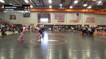 155 lbs Champ. Round 1 - Kaylee Jordan, Lisbon vs Abbi Lemke, Pella