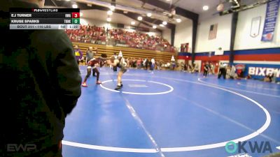 110 lbs Quarterfinal - E.J Turner, HURRICANE WRESTLING ACADEMY vs Kruse Sparks, Tonkawa Takedown Club