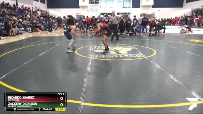 106 lbs Cons. Round 1 - Zackery Dickison, Pacifica Garden Grove vs Ricardo Juarez, Dominguez