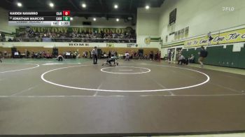 126 lbs Champ. Round 1 - Kaiden Navarro, Cajon vs Jonathan Marcos, Cabrillo/Long Beach