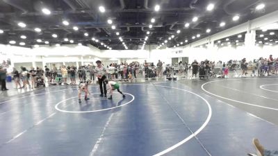 58 lbs Consi Of 8 #2 - Hudson Brandt, Fallon Outlaws WC vs Korbin Wilson, Mountain Man WC