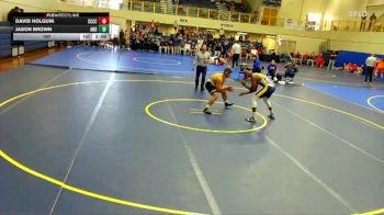 197 lbs Round 3 (6 Team) - David Holguin, Cloud County Community College vs Jason Brown, Andrew College