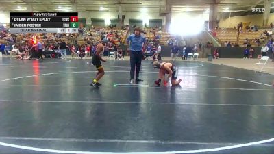 120 lbs Quarterfinal - Dylan Wyatt Epley, Warefare Wrestling vs Jaiden Foster, Rabbit Wrestling Club