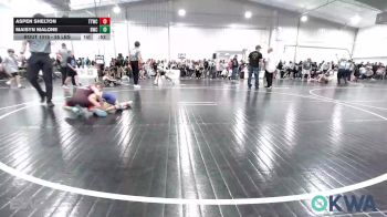 55 lbs Rr Rnd 2 - Aspen Shelton, Team Tulsa Wrestling Club vs Maisyn Malone, Bartlesville Wrestling Club