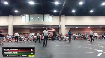 70 lbs Quarterfinal - Maddox Plambeck, Unattached vs Konnor Saylor, ALPHA ELITE