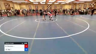 106 lbs Quarterfinal - Mandy Gavares, Nj vs Samantha Yap, Ct