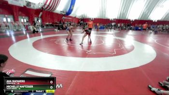 135 lbs Round 4 (6 Team) - Ava Showers, Team Blue vs Michelle Naftzger, Team Green