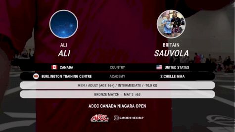 Ali Ali vs Britain Sauvola 2025 ADCC Niagara Open