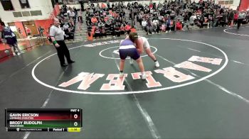 215 lbs Cons. Round 1 - Brody Rudolph, WAUCONDA vs Gavin Ericson, Lombard (MONTINI)