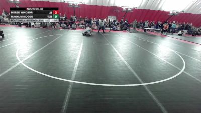 16U Boys - 150 lbs Champ. Round 2 - Merek Windsor, LaCrosse Area Wrestlers vs Magnum Moggo, Victory School Of Wrestling