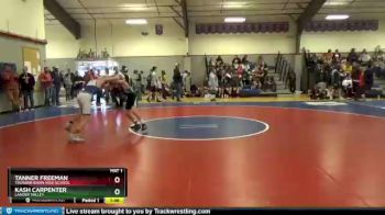 92 lbs 3rd Place Match - Tanner Freeman, Thunder Basin High School vs Kash Carpenter, Lander Valley