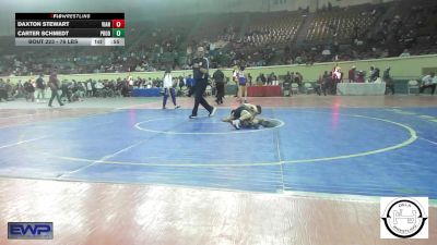 76 lbs Consi Of 8 #2 - Daxton Stewart, Vian Wrestling Club vs Carter Schmedt, Prodigy Elite Wrestling