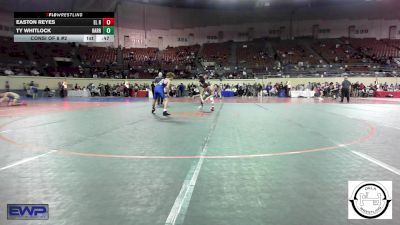 108 lbs Consi Of 8 #2 - Easton Reyes, El Reno vs Ty Whitlock, Harrah