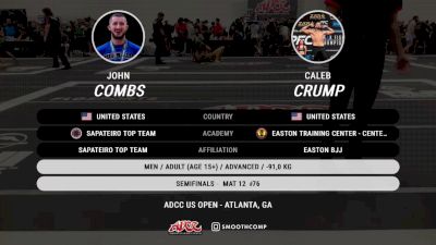 Caleb Crump vs John Combs 2025 ADCC Atlanta Open