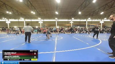 66 lbs Semifinal - Gradyn Harvey, St. Maries Wrestling Club vs Oliver Kelly, Kuna Klub