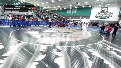 138 lbs Cons. Semi - Aiden Mckibben, Redlands East Valley vs Carlos Quezada, Corona Senior