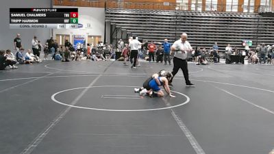 52 lbs Cons. Round 2 - Tripp Harmon, NC Wrestling Factory vs Samuel Chalmers, Triangle Wrestling Academy