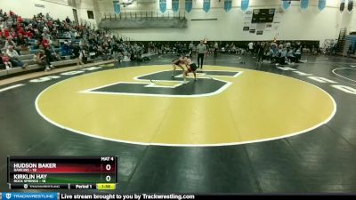 120 lbs Placement - Kirklin Hay, Rock Springs vs Hudson Baker, Rawlins