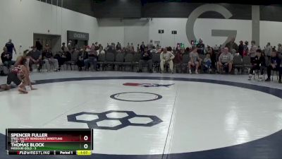 112 lbs Quarterfinals (8 Team) - Spencer Fuller, Steel Valley Renegades Wrestling Club vs Thomas Block, Missouri Gold
