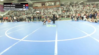58 kg Cons. Sub-rd Of 16 - Hayleigh Myers, 308 Wrestling Academy vs Breanna Bragg, Golden Tribe Wrestling