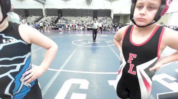 92 lbs Rr Rnd 2 - Logan Everett, Fair Lawn vs Grace Pearson, Revival Yellow