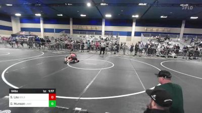 94 lbs Quarterfinal - Shaley Lau, Golden Backs MRTC vs Olivia Munson, Lawc