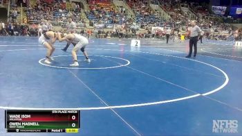 132 lbs 5th Place Match - Owen Magnell, West Fargo vs Wade Isom, Williston