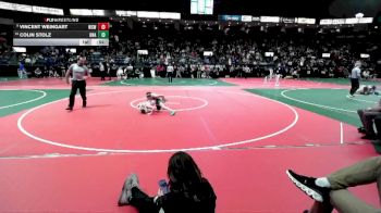 78 lbs Cons. Round 4 - Vincent Weingart, WSW1 vs Colin Stolz, Unattached