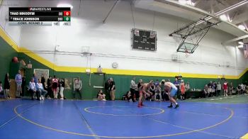 157 lbs Cons. Round 2 - Thad Nikodym, Sheridan vs Trace Johnson, Eastwood I High School